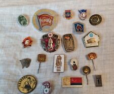 Antique USSR 20 pcs. Pins Badges  picture