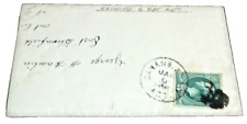 1882 NEW YORK CENTRAL NYC CANANDAIGUA & BATAVIA RPO HANDLED ENVELOPE picture