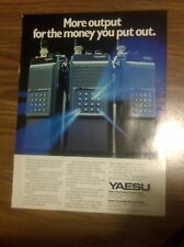 AD page - YAESU FT-703R ,FT203R / KENWOOD TM-2570A Radio Transceiver ADVERTISING picture