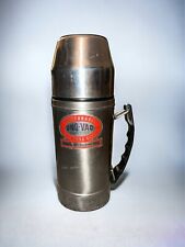 Vintage Uno Vac 24 ounce Thermos Unbreakable Stainless Steel picture