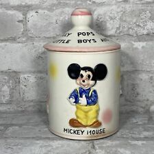 1961 Walt Disney Productions Lollipop Cookie Jar Mickey Mouse Dan Brechner Excl. picture