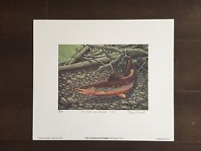 Maryland Migratory Waterfowl Color Print -Signed by Roger Lent-1983 picture