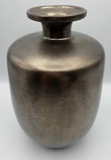 Haeger Pottery Adventurine Metallic Glaze Vase 10
