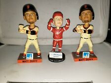 Lot 3 pieces, 2 of Matt Duffy & 1 Dino Ciccarelli baseball/hockey Figures, A1  picture