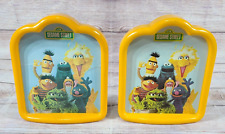 Vintage Muppets Sesame Street Plastic Bookends Set Of 2 Big Bird Grover Ernie picture