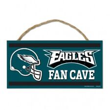 Philadelphia Eagles Licensed 5x10 Fan Cave Wood Sign picture