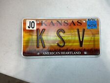 2015 Kansas License Personalized Vanity Plate  Tag# K S V Johnson County picture