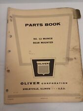 Oliver no. 12 mower rear mounted Oem Parts Catalog  picture