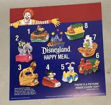 Vintage McDonald’s 40 Years Disneyland Happy Meal Translite Advertising Sign picture