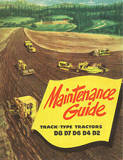 Caterpillar Maintenance Guide D8 D7 D6 D4 D2 Booklet picture