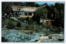 c1960's Mole Hollow Frost Mill Candle Factory Store Shelbourne Falls MA Postcard picture
