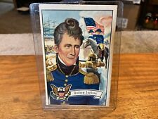 1952 Bowman U.S. Presidents Andrew Jackson Collector Series Card #10 MINT picture