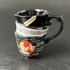 Disney Parks Alice In Wonderland Coffee Mug Mad Hatter Triple Stacked Tea Cup picture