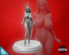 Busty Playboy Bunny Miniature Pinup Anime Figure Highly Detailed 3D Print NSFW picture
