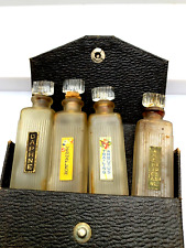Treasure   Antique California Perfume co., Traveler’s set of 4 w/case.   1920s. picture