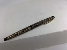 Vintage Shaeffer's Black Resin with Gold Swirls Fountian Pen 14kt Nib picture