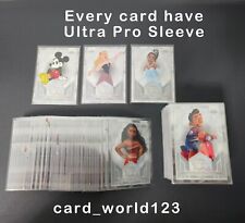 2023 Topps Chrome Disney 100 Base Cards 1-100 Full set Mickey Mouse Minnie Elsa picture