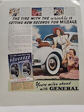 1939 General Tires Fortune Magazine Print Ad Squeegee Wrinkle Dog Women Color picture