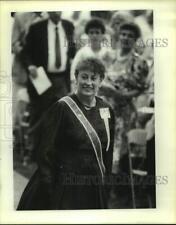 1991 Press Photo June Franklin Naylor at Alamo Grounds 100 Convention picture