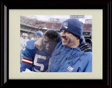 16x20 Framed Bill Parcells And Lawrence Taylor - New York Giants Autograph picture