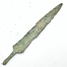 RARE Ancient Luristan Bronze Spear Head Artifact Antiquity Weapon Circa 1000 BC picture