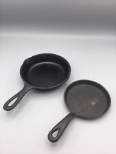 Vintage Unmarked Cast Iron Skillets picture