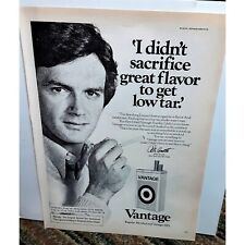 1979 Vantage Cigarettes Vintage Print Ad 70s Original picture