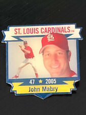Vintage Collectible St Louis Cardinals 2005 John Mabry Colorful Metal Pin Back picture