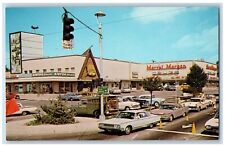 Bellevue Washington WA Postcard Downtown Shopping District Marvel Morgan Binyon picture