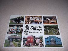 1980s PRAIRIE VILLAGE HISTORY THEME PARK, MADISON, SD. VTG POSTCARD picture