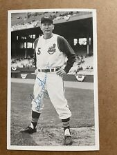Solly Hemus Cleveland Indians Autographed Postcard picture