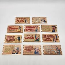 Vintage Lot of 11 Topps WACKY PLAKS Jack Davis Postcard USA 1950s #4 picture