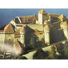 Vintage Montreux Switzerland Chillon Castle Postcard 48306 picture