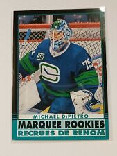20/21 ud o pee chee #528 michael DiPietro marquee rookies black border 64/100 picture