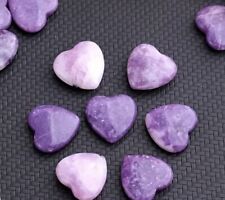 Amethyst Heart Gemstone, Love Stews Relief Good Luck 0.8 Inch picture
