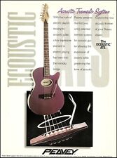 Peavey Ecoustic ATS acoustic tremolo system guitar advertisement 1995 ad print picture