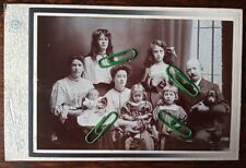 Quality Cabinet Photo Big Family with Lovely DOG by Horace Dudley picture