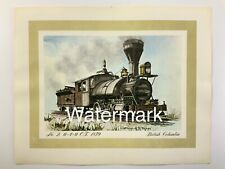 Wentworth D Folkins Train Print No 2 040 OT 1879 BC British Columbia AA720 picture