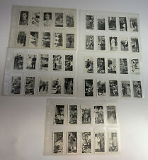 Vintage Set W.D & H.O. Wills  50 Cigarette Cards “Our King & Queen Elizabeth picture