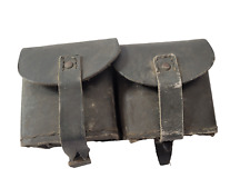 WWII Italian Leather Carcano Ammunition Pouch M1891 picture