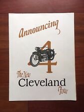 ORIGINAL 1926 THE CLEVELAND MOTORCYCLE MFG. CO. THE NEW CLEVELAND 4 BROCHURE picture