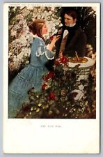 Postcard The Sun Dial Garden Couple Love Romance 1905 Frederick Stokes picture