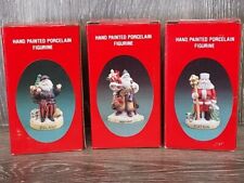 Vintage Santa's Of The Nations Porcelain Figure Lot of 3 Russia Poland Germany picture