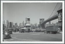 Old 4X6 Photo, 1950's View from the foot of Fulton Street, Brooklyn NY 5652610 picture