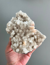 Zeolite Crystal Cluster Geode Raw Druzy Chalcedony Stilbite Mineral Specimen A22 picture