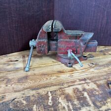 VINTAGE COLUMBIAN D44 4 inch jaw  Swivel VISE CLEVELAND, O. MADE IN U.S.A. picture