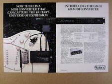 1987 Roland GM-70 GR-MIDI Converter GK1 Guitar Driver vintage print Ad picture