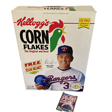 Nolan Ryan 1993 Kellogg's Corn Flakes Cereal Box + 1992 Donruss Coca Cola Cards picture