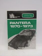 Vintage Pantera Ford 1970-1973 Brooklands Models Overview Collectible Booklet picture