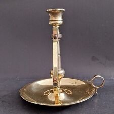 BALDWIN Brass CHAMBERSTICK Candlestick REFLECTOR SCONCE 3 In 1 Vintage USA Made  picture